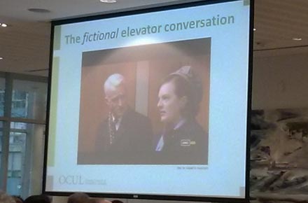 Mad Men Elevator Conversation
