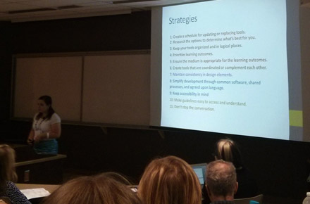 Strategies for Online Learning Tools